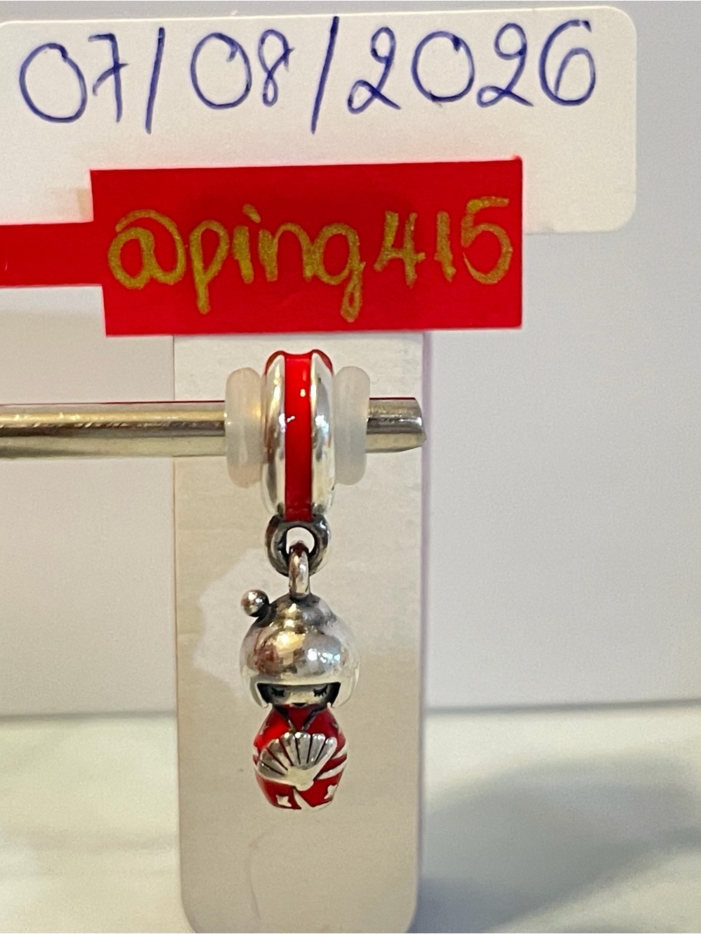 Pandora Japanese doll dangle